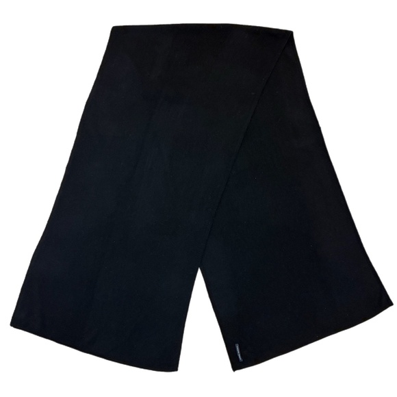 Banana Republic Oversized Wool Scarf – Black Wrap Shawl 23x90” - Picture 4 of 6